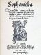 [Gutenberg 29279] • Sophonisba / Tragedie tresexcellente, tant pour l'argument, que pour / le poly langage et graves sentences dont elle est ornée